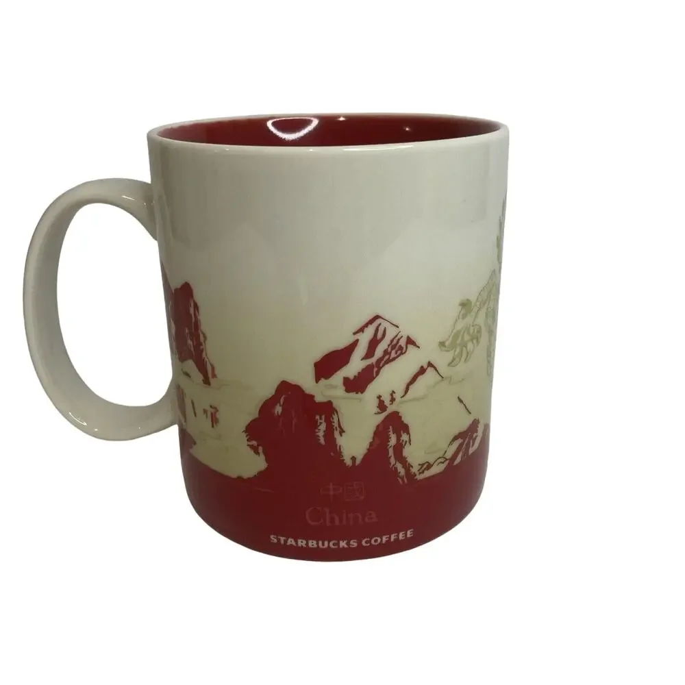 Starbucks China 2013 Global Icon Series Mug Coffee Tea Cup‎ Mug Dragon